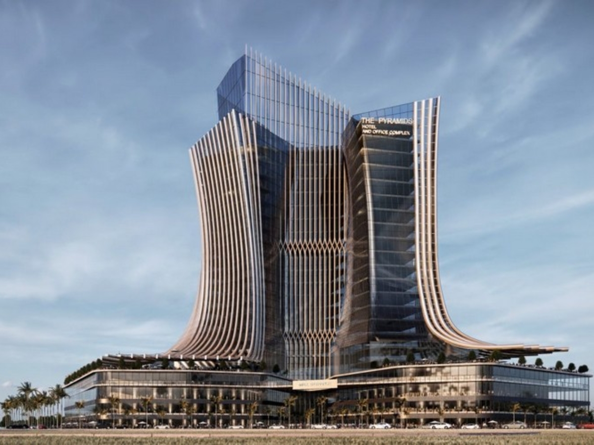 Office for sale fully finished with AC in Pyramids Business Tower